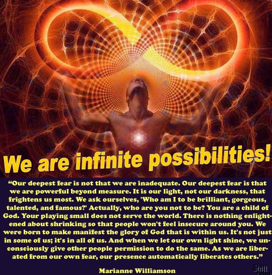 Mar-29 1 Jun-29-15 RP Nov-18-15 We are infinite possibilities Marianne Williamson